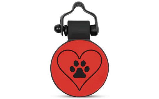 Fashion red dog tags