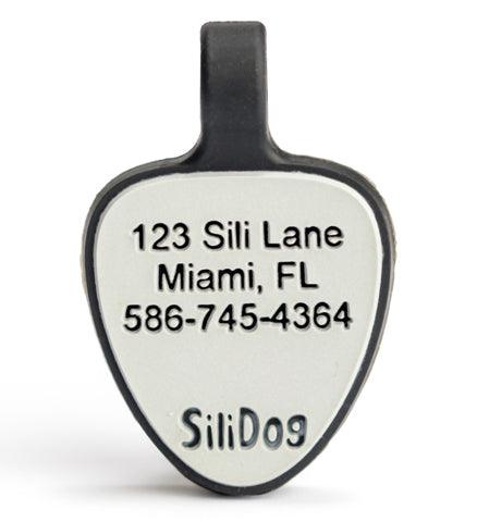 SiliDog The Silent Dog Tag Personalized Silicone Snowman Dog & Cat ID Tag  in 2023
